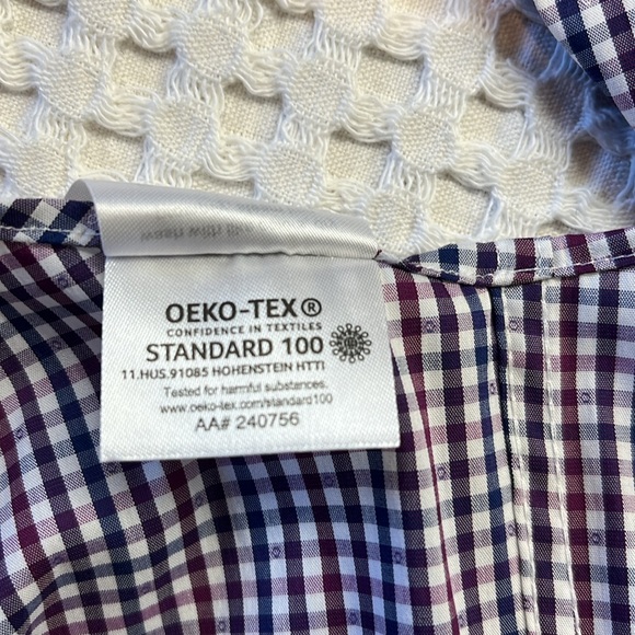 NWT Michael Kors Button Down Shirt Slim Tall Size 18 38/39 2XL - Picture 9 of 11